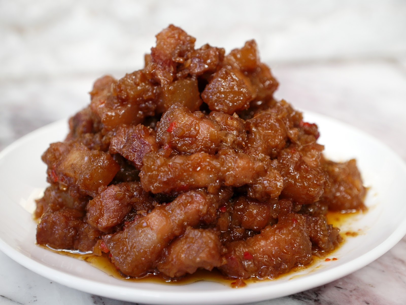 Mắm duốc Huế xào thịt