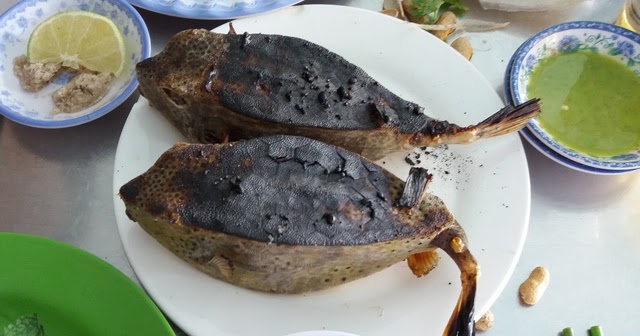 Cá bò hòm nướng muối ớt