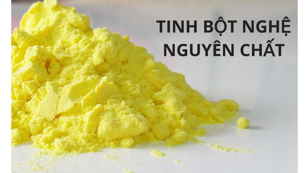 Lợi ích khi sử dụng tinh bột nghệ nguyên chất