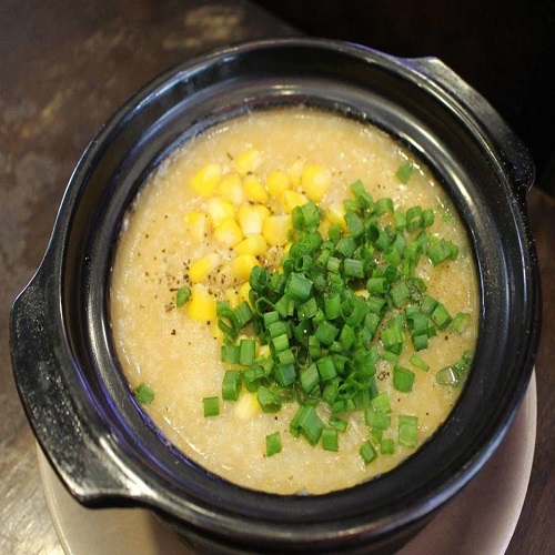 Cháo Vịt Trời hầm đậu xanh