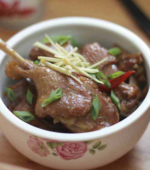  Vịt trời kho gừng ngon cơm
