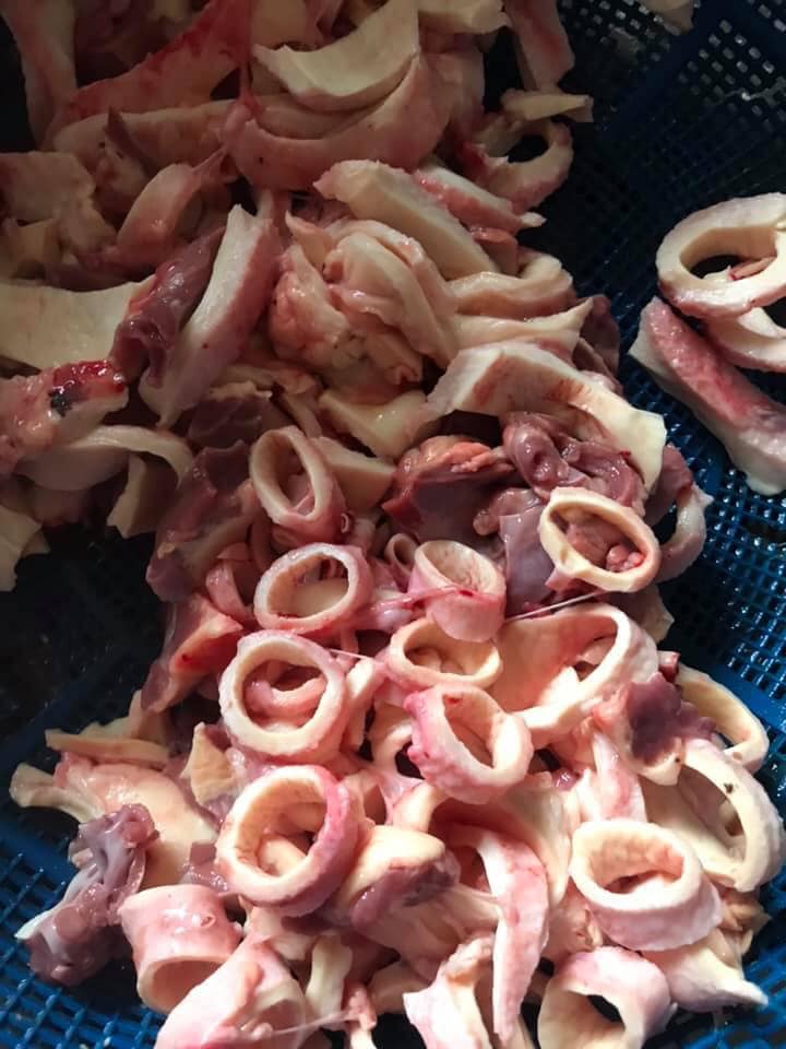 Cách sơ chế cuống tim bò