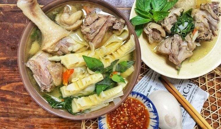 Vịt trời om măng