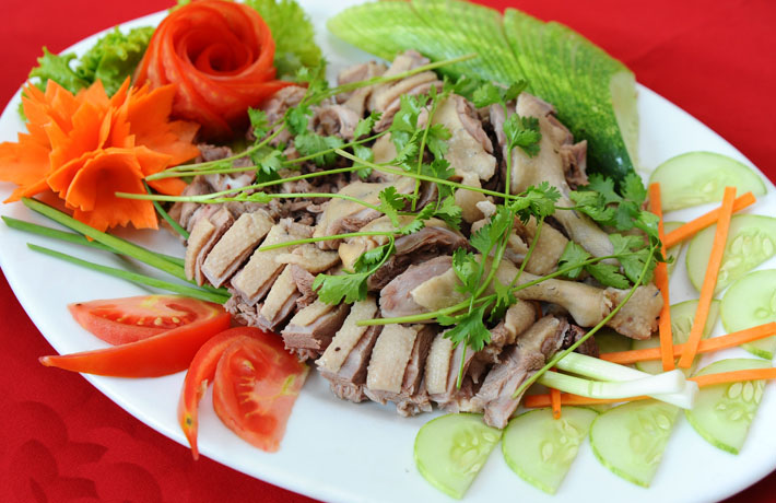 Thịt vịt trời hấp sả thơm tuyệt