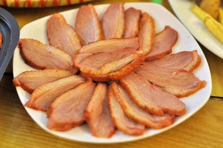 lườn ngỗng quay lò vi sóng