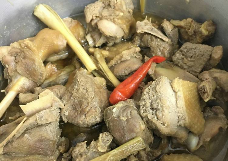 cách làm vịt trời hấp nước dừa