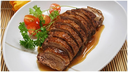 Ức vịt áp chảo